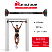 METEOR Essential Bolt-Free Pull Up Bar,Pull Up Bar for Doorway,Chin up Bar,Door Gym Bar,Doorframe Bar,Home Gym Pull Up