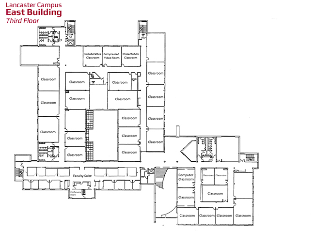 Lancaster University Campus Map