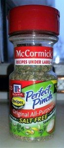 McCormick's Perfect Pinch Salt Free Spices