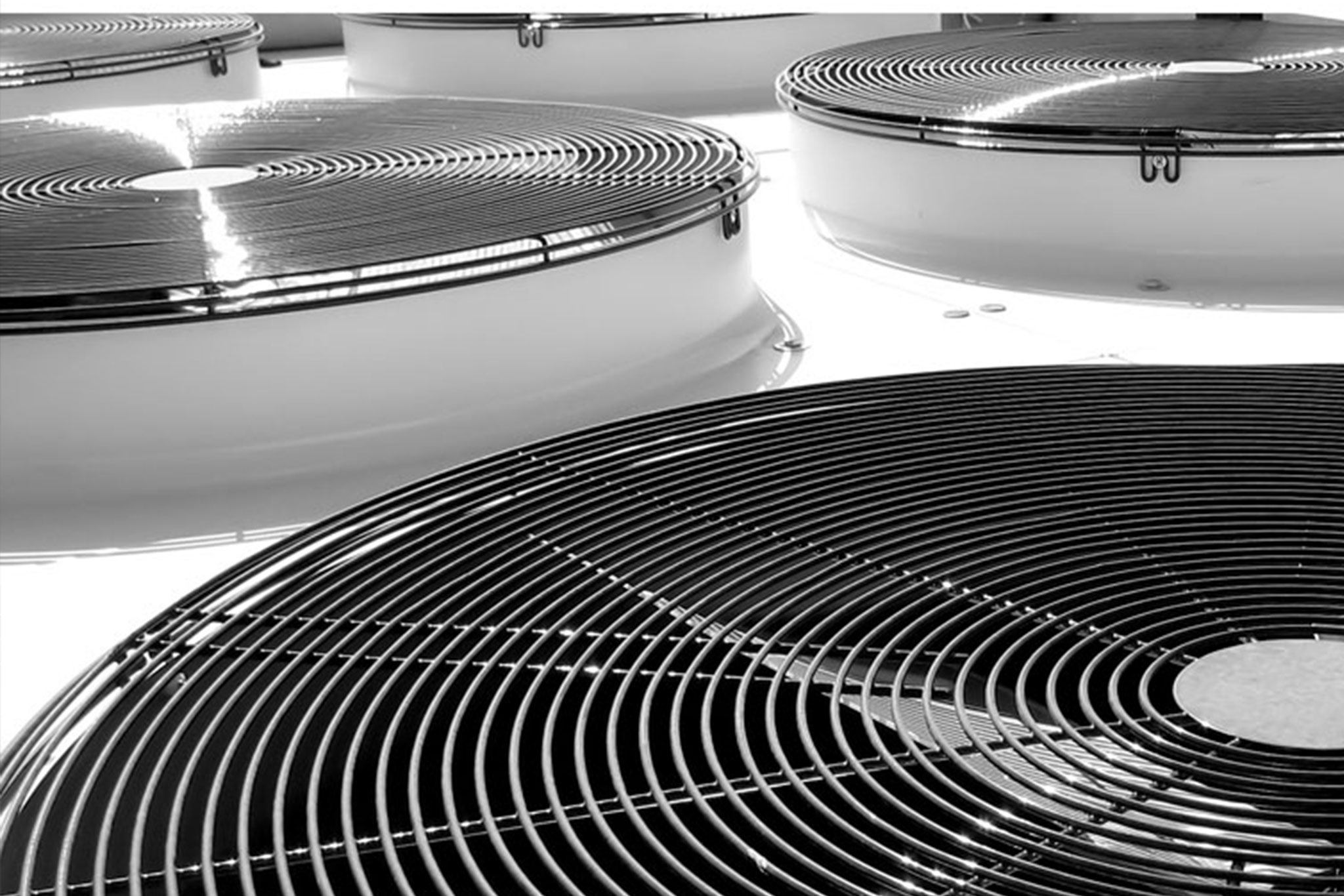 hvac fans close up