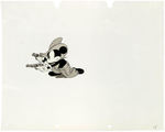 MICKEY MOUSE RARE 1934 "TWO-GUN MICKEY" ORIGINAL BLACK & WHITE NITRATE PRODUCTION FILM CEL.