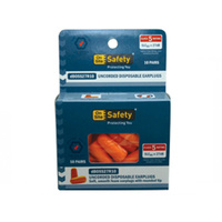 Ear Plugs - Disposable - Uncorded - Foam - 10 Pairs - Retail 