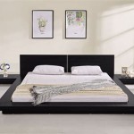 Japanese Style Platform Bed Frame Queen