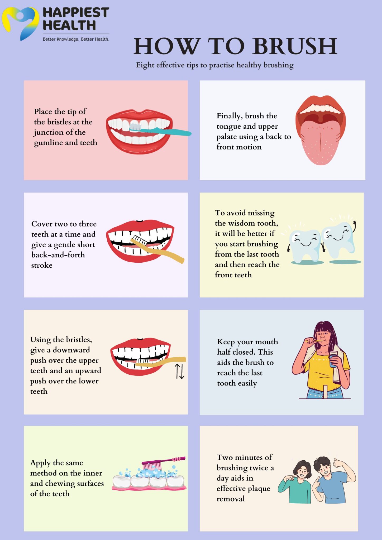 Effective tips for healthy brushing habits | Happiest Health