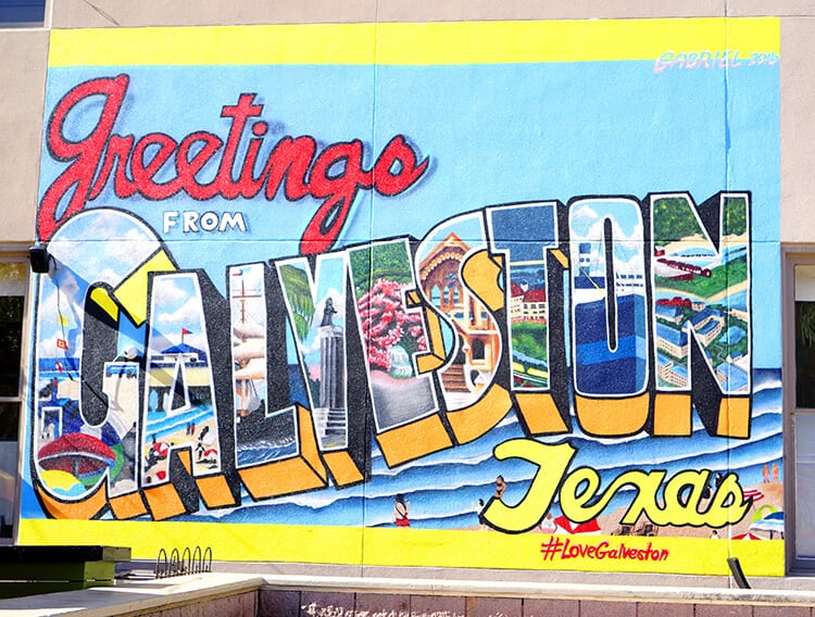 Greetings from Galveston Mural