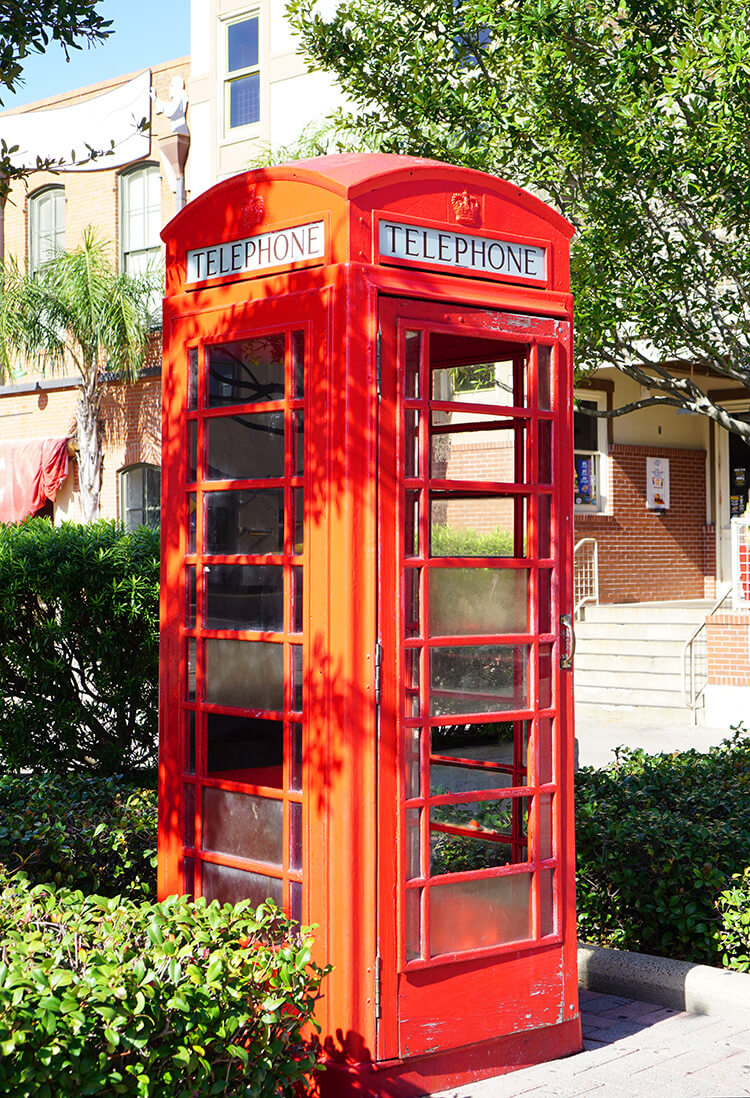 Old Phone Booth at Saengerfest Park