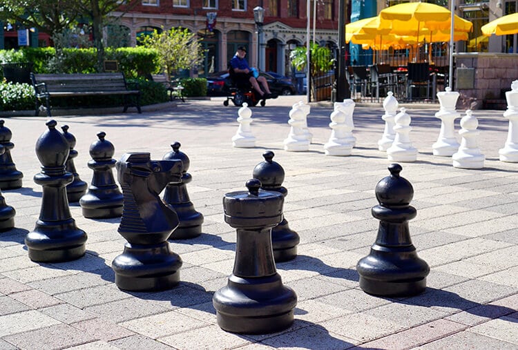 Outdoor Chess in Galveston