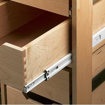 Drawer Slides ~ Side Mount Anachrome,  22"