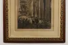 English Cathedral Antique Original Engraving Print, Haig 43" (6)