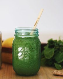 Smoothie verde y saludable