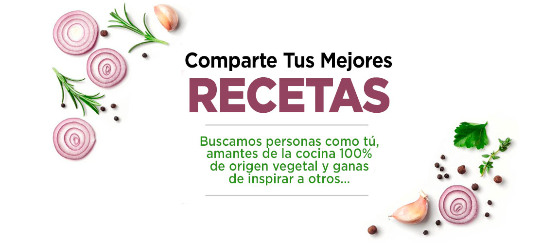 Envíanos tus recetas!