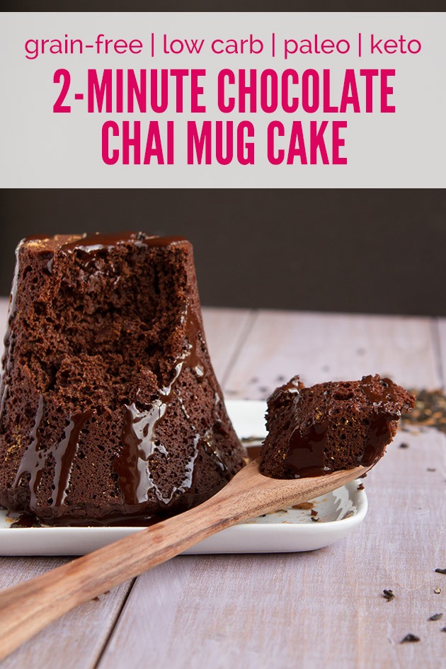 Flourless Keto Chocolate Chai Mug Cake Healthful Pursuit