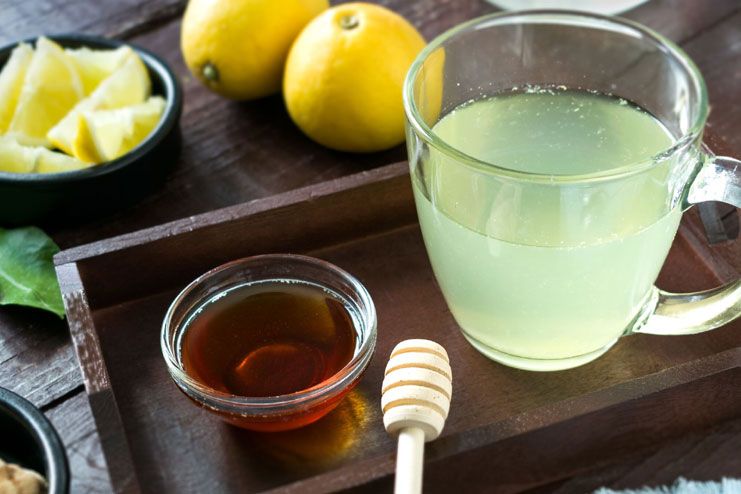 Ginger, honey and lemon