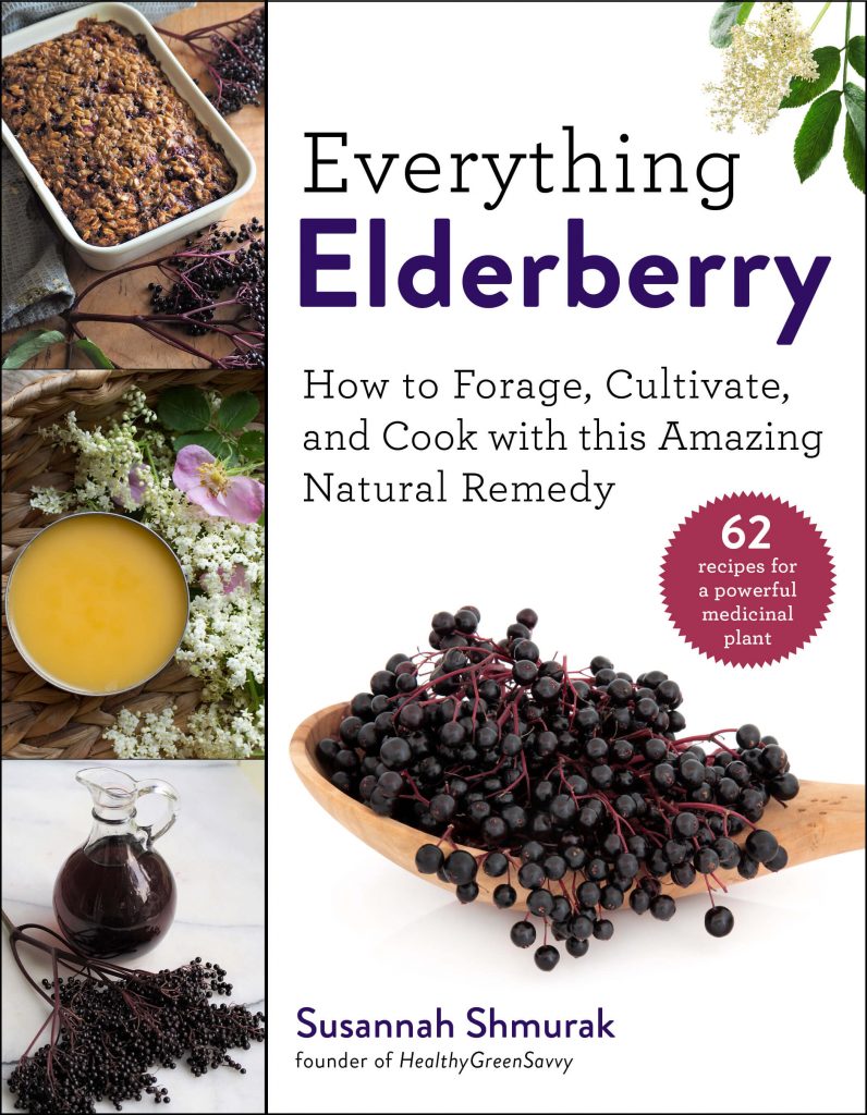 photo of cover of my book, Everything Elderberry (Skyhorse Publishing, 2020)