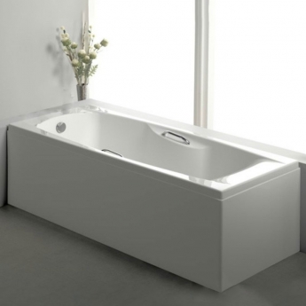 Carron Imperial Single Ended Rectangular Acrylic Bath with Twin Grips