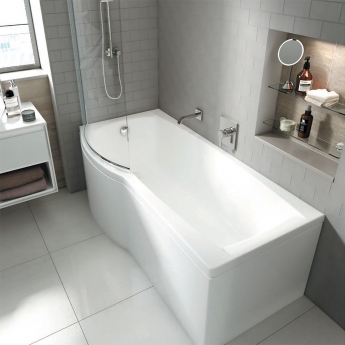 Carron Urban P-Shaped Curved Shower Bath