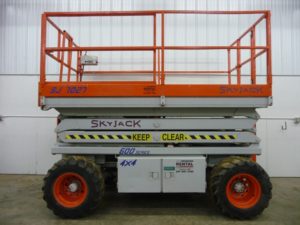 SkyJack 7027 Rough Terrain 4WD Scissor Lift