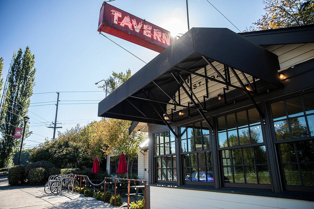 Outside of the Hollywood Tavern on Monday, Oct. 7, 2024 in Woodinville, Washington. (Olivia Vanni / The Herald)