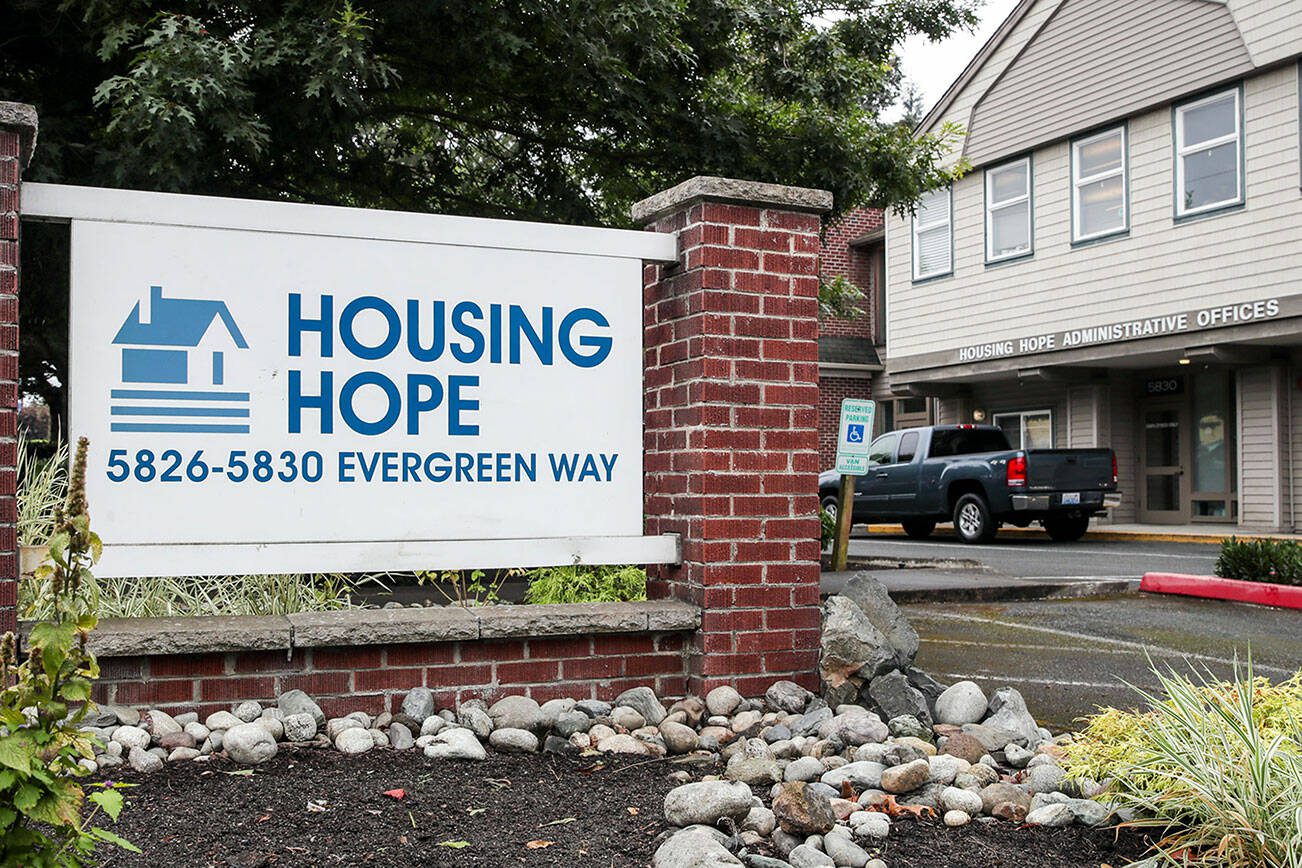 Housing Hope Administrative Offices in Everett, Washington on October 5, 2022.  (Kevin Clark / The Herald)