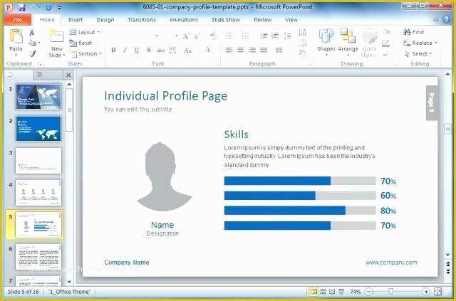 50 Company Profile Template Powerpoint Free Download