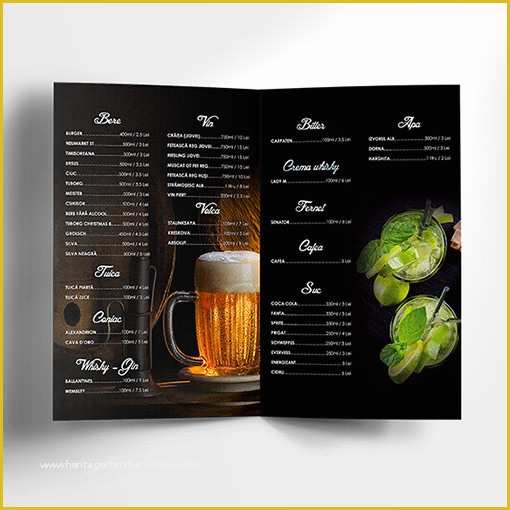 Drink Menu Template Free Of Free Drinks Menu Template Dussk Design