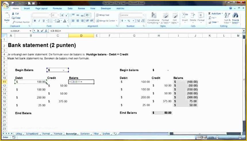 58 Free Bank Statement Template Excel