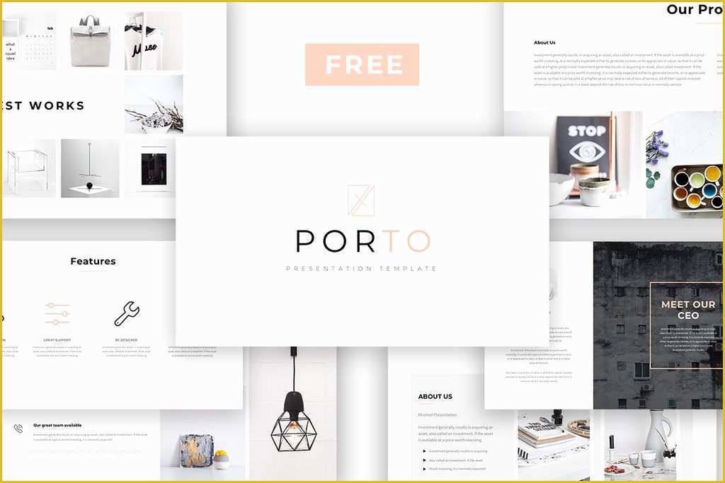 Free Design Thinking Powerpoint Template Of 50 Best Free Powerpoint Templates On Behance