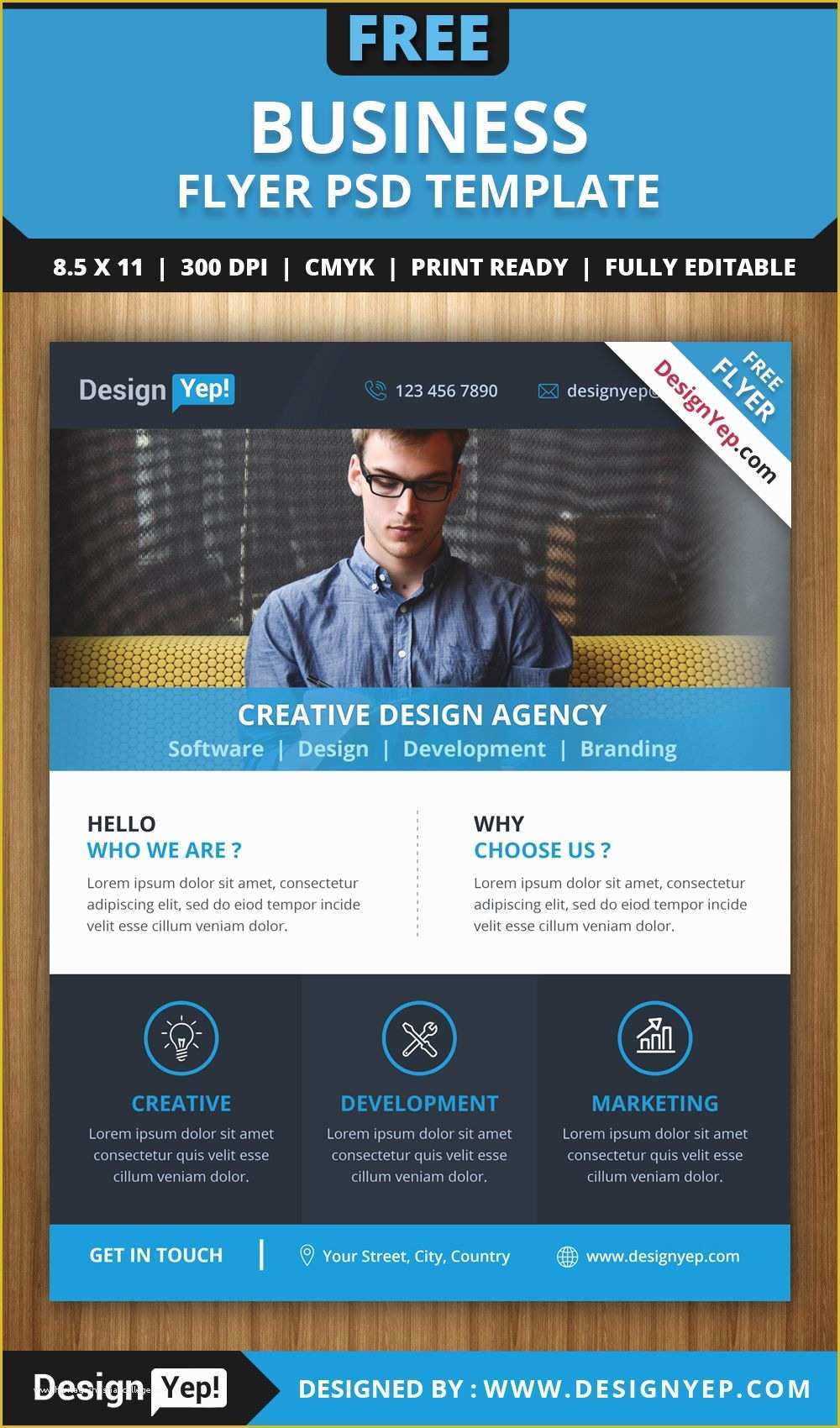 Free Poster Templates Of Free Business Flyer Psd Template 6666 Designyep