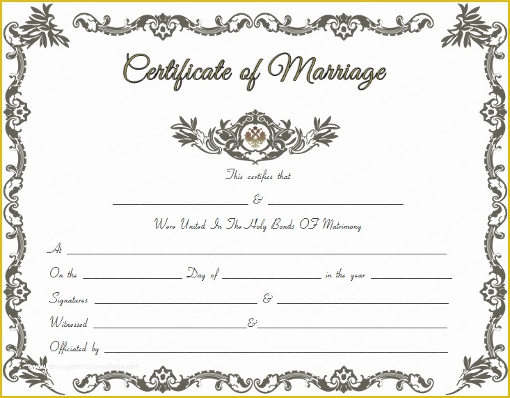 Free Premarital Counseling Certificate Of Completion Template Of Royal Marriage Certificate Template Get Certificate