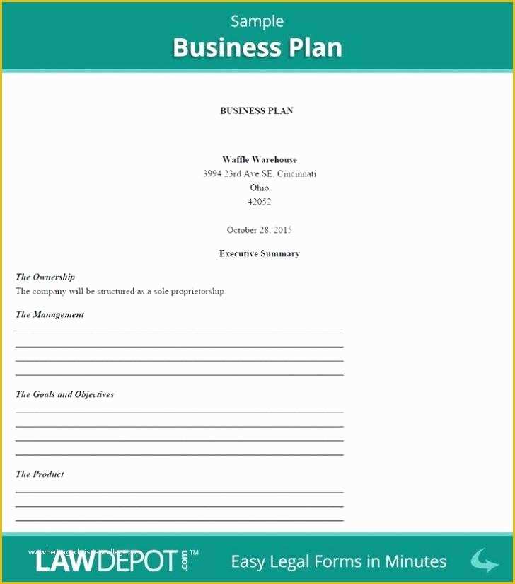 Free Printable Simple Business Plan Template Of Quick Business Plan Template Business Plans 2019 01 26