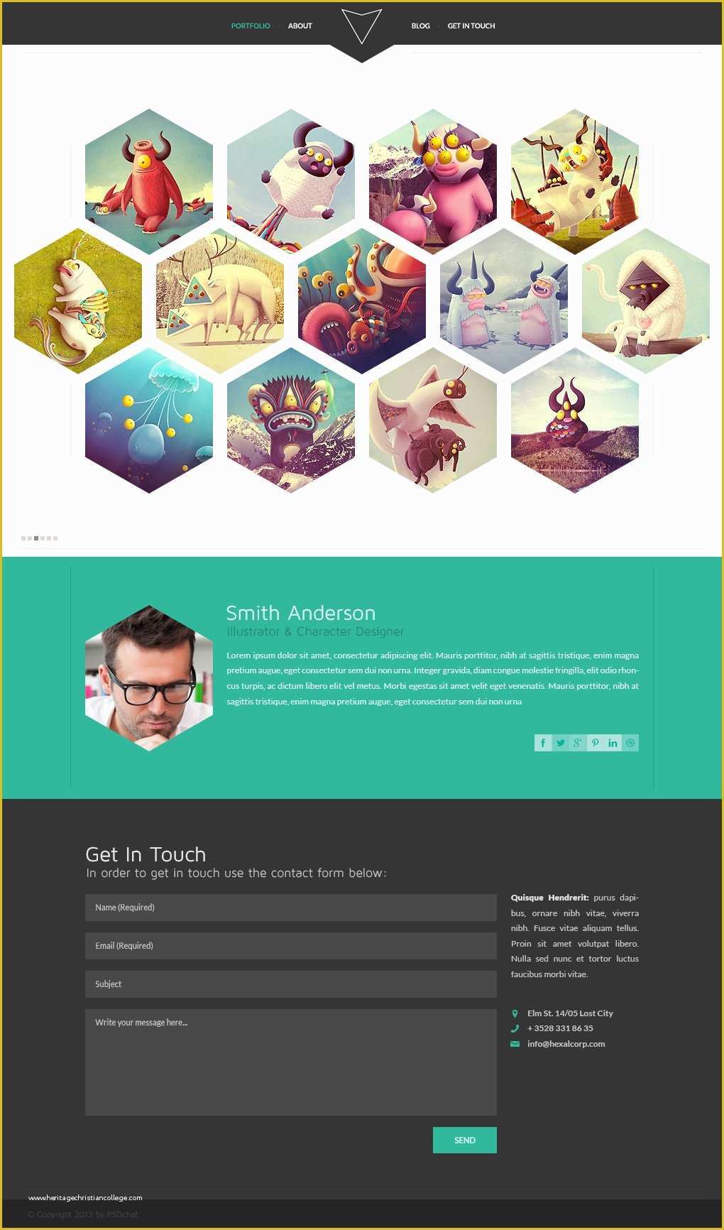 40 Free Psd Website Templates