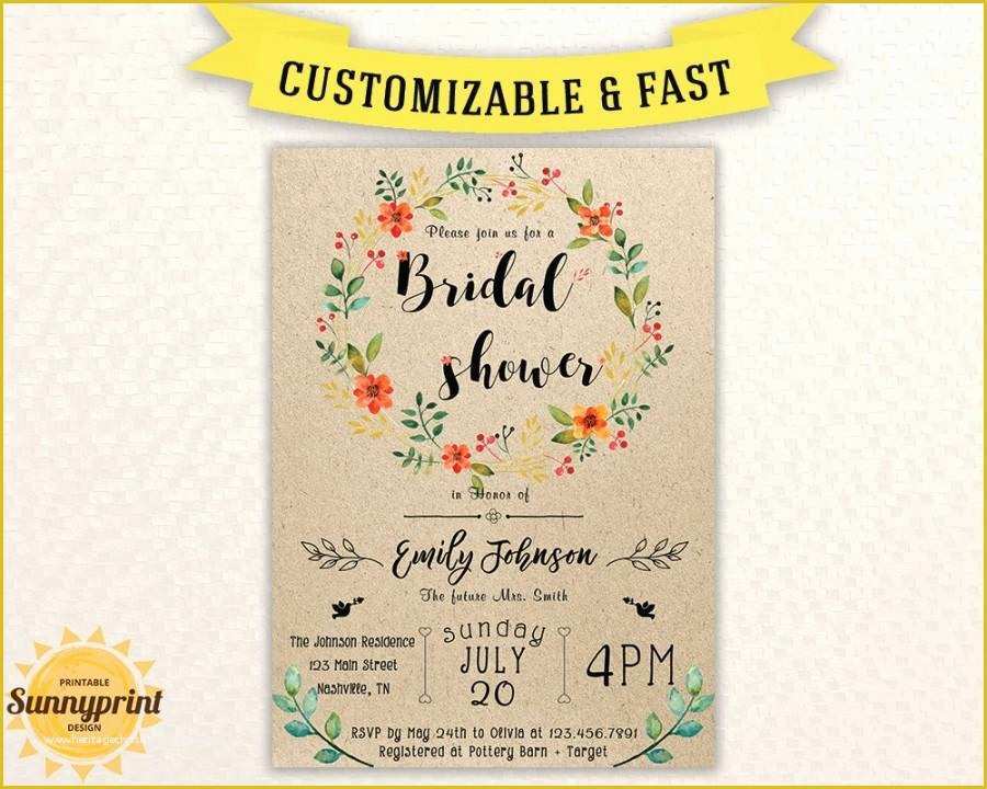 61 Free Wedding Shower Invitation Templates