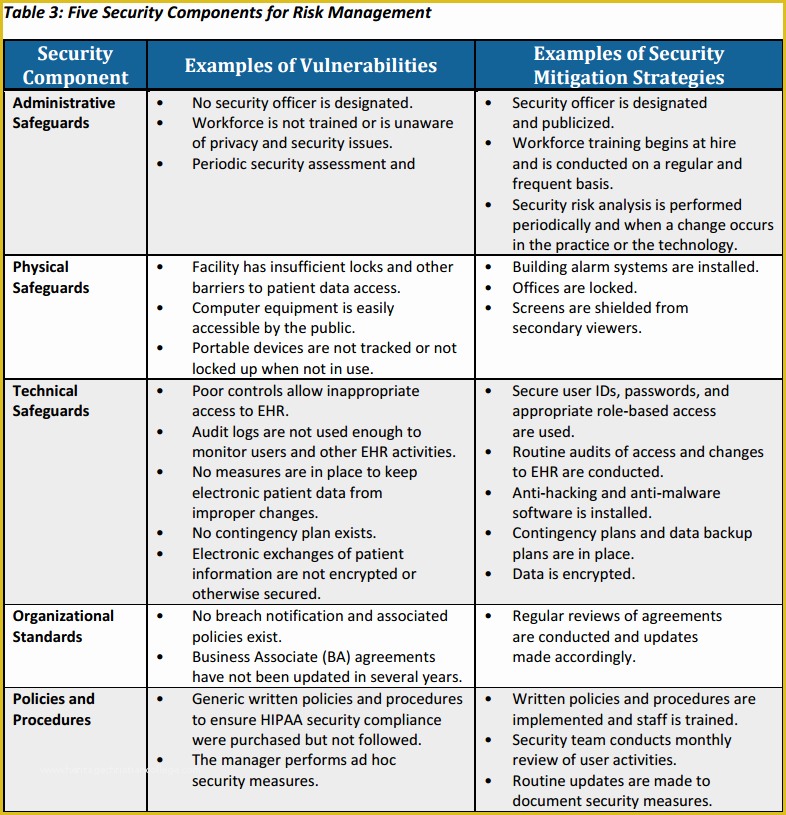 Hipaa Risk Assessment Template | Free Sample, Example & Format Template