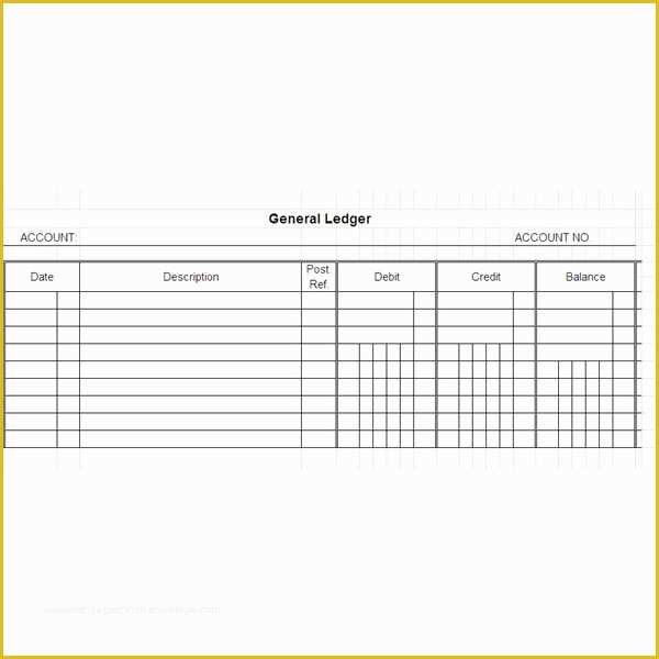 Ledger Sheet Template Free Of 3 Excel Ledger Templates Excel Xlts