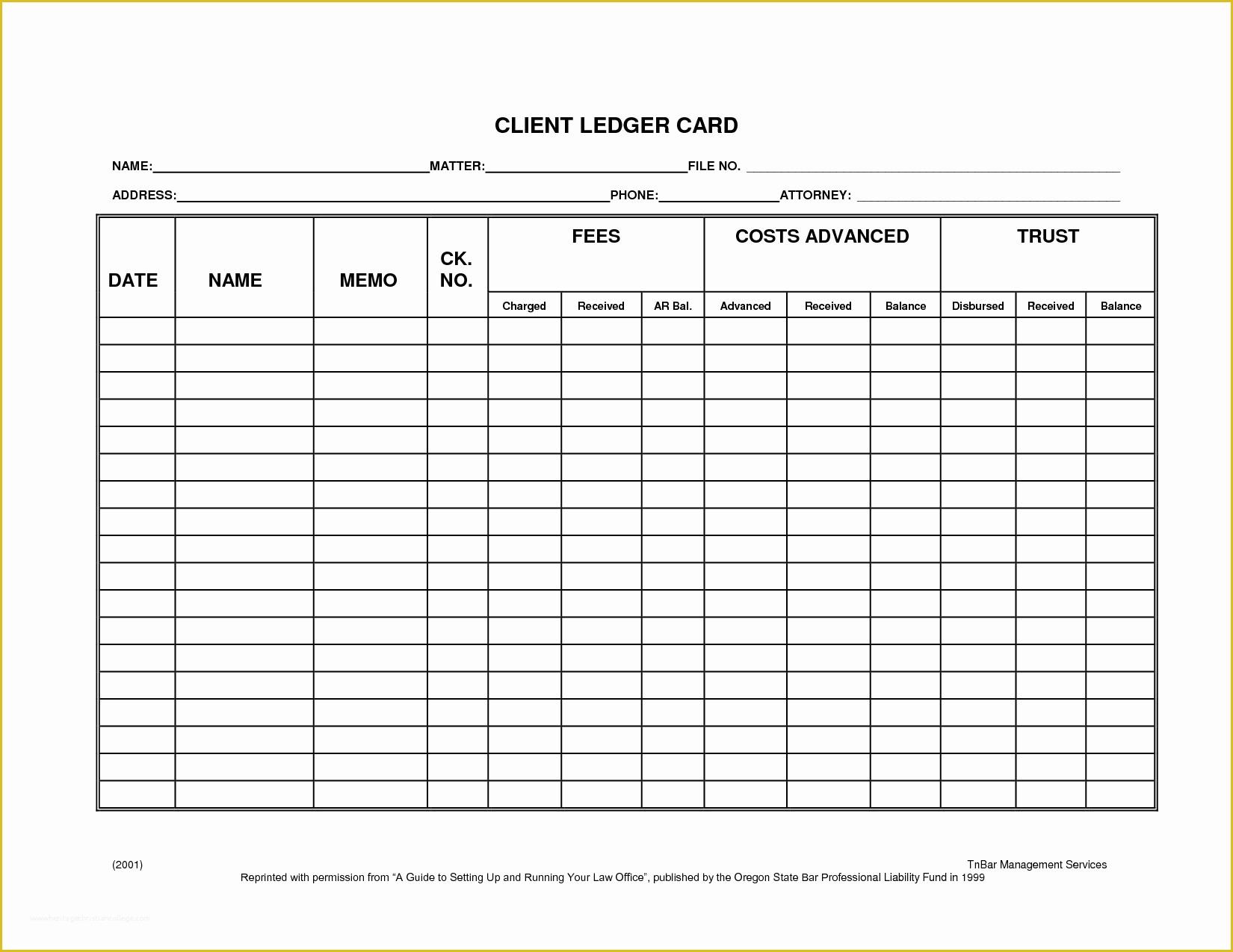 Ledger Sheet Template Free Of Free General Ledger Template