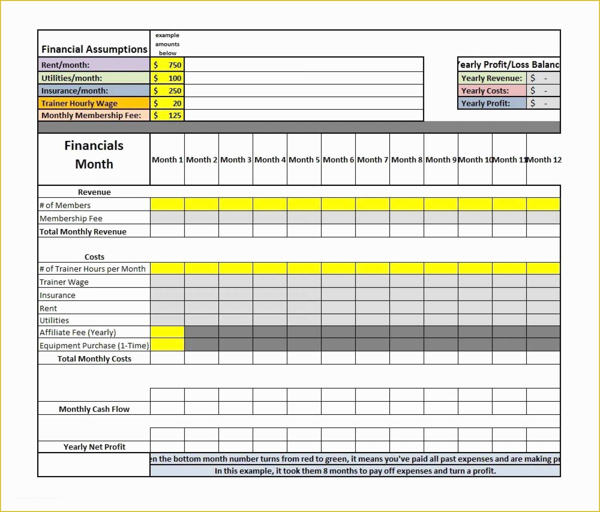 Profit and Loss Statement Excel Template Free Of Restaurant Profit and Loss Spreadsheet Spreadsheet Downloa