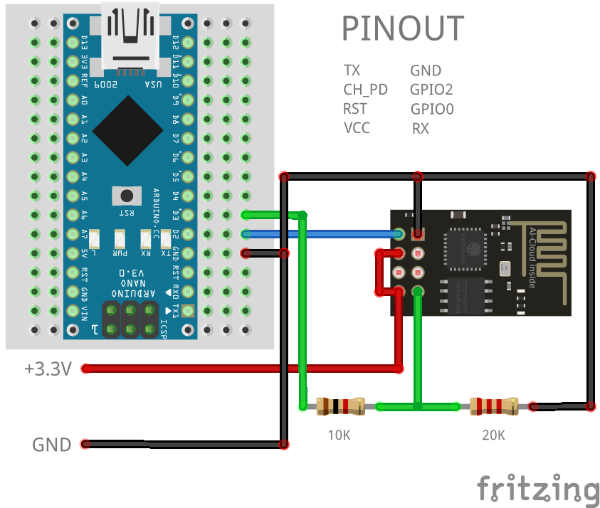 Wi-Fi Integration with ESP8266 module - HiBit