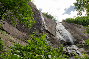 Hickory Nut Falls in Chimney Rock State Park, North Carolina