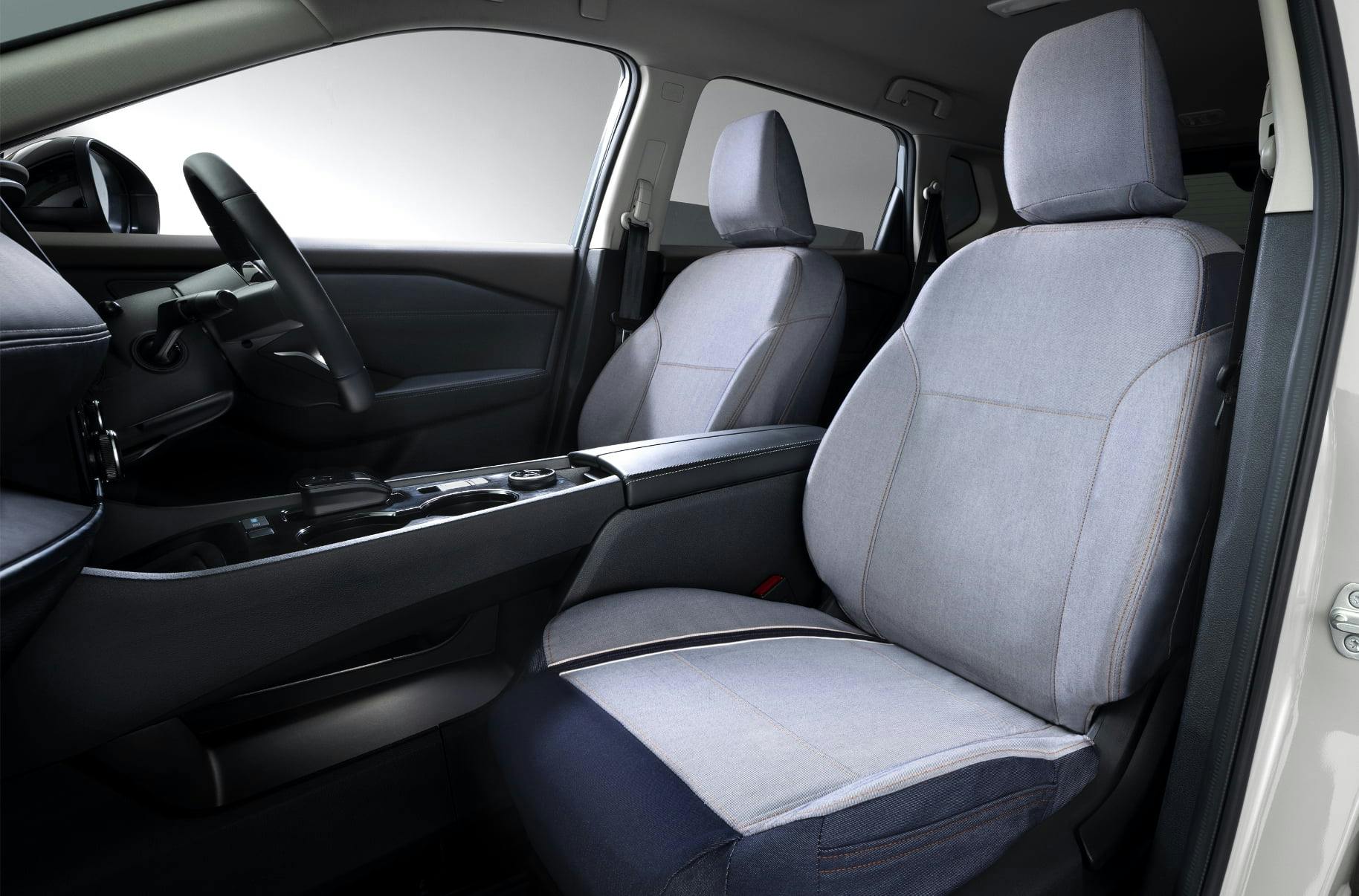 beams nissan cars denim seats