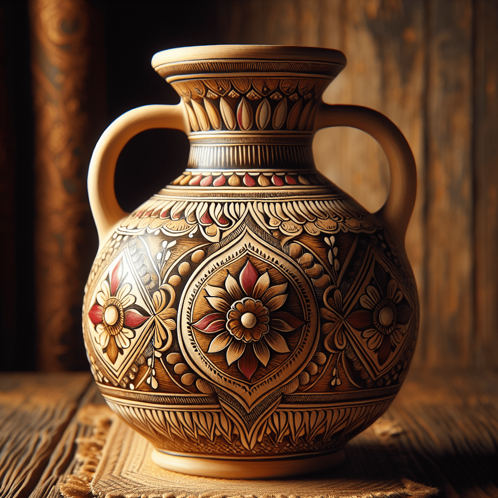 symbolic traditional Indian wedding vase