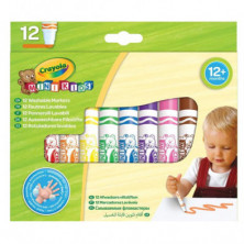 Imagen crayola 12 rotuladores lavables mini kids