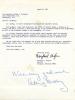 Image 0 for Associate Justice Arthur J. Goldberg - Autograph Note Signed 08/08/1971  - HFSID 131761