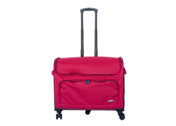 Horn Large Sewing Machine Trolley Bag - Cherry Red