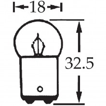 6v 5w Double Contact Bulb BA15d Cap LLB206