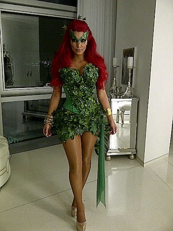 Kim Kardashian Dons Red Hair, Revealing Dress for 'Poison Ivy' Halloween  Costume (Photos) – The Hollywood Reporter