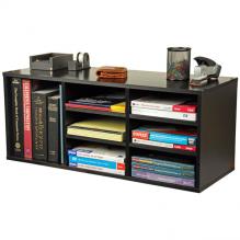 9 Compartment Desk Organizer   black