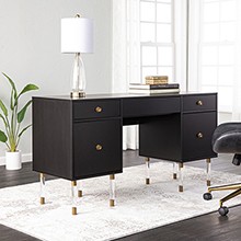 Helston Black Writing Desk