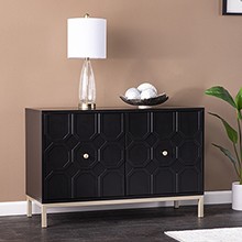 Gramdlynn Two-Door Accent Cabinet - Black