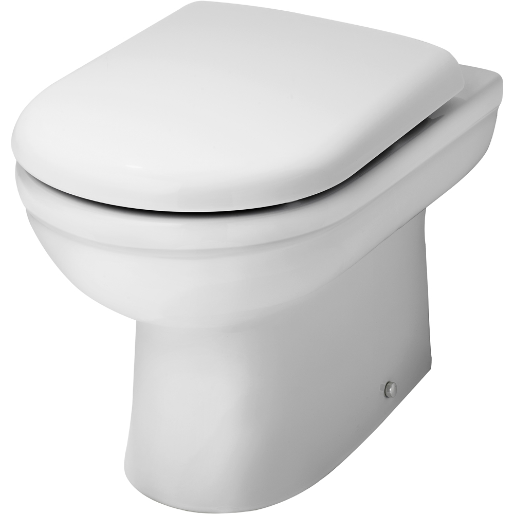 nuie Ivo White Back to Wall Pan 360mm Image 1