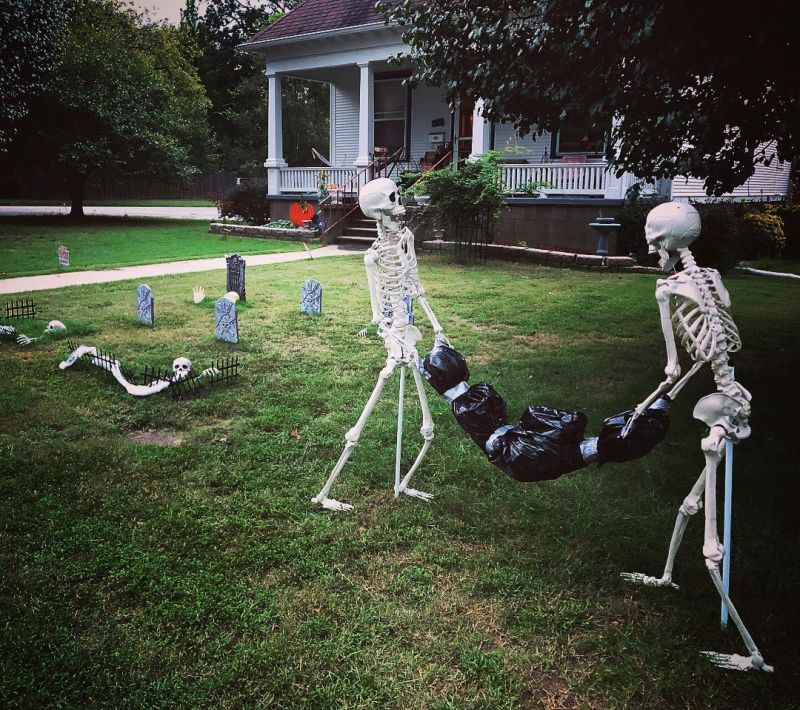 Top 5 funny skeleton yard display best - BSS news